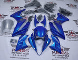 Suzuki GSX8R Fairings (2024-2025) Gloss Blue, Gray from KingsMotorcycleFairings.com