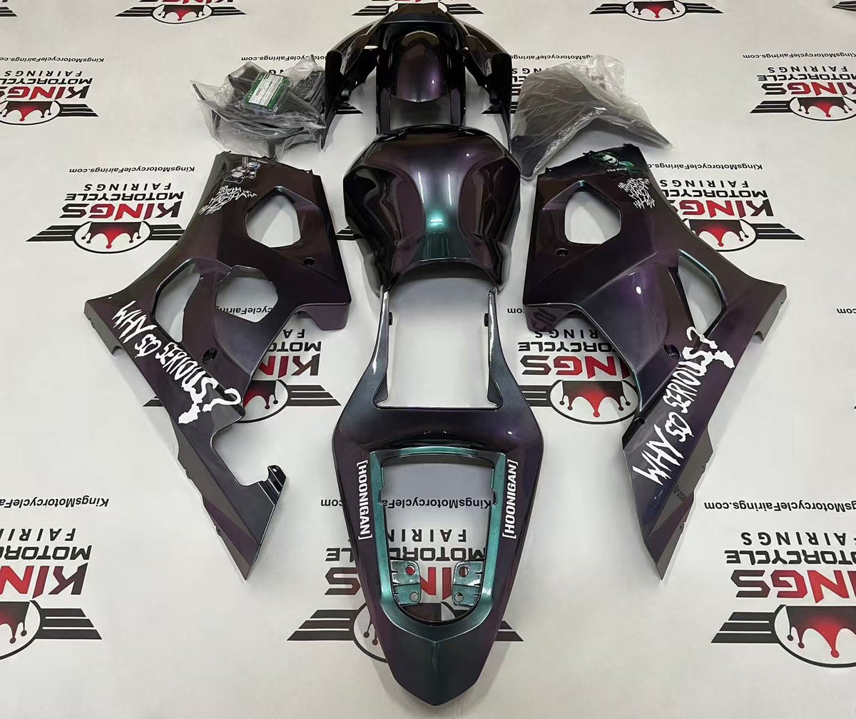 Suzuki GSXR1000 Fairing Kit (2003-2004) Chameleon Purple, Gray, Joker at KingsMotorcycleFairings.com
