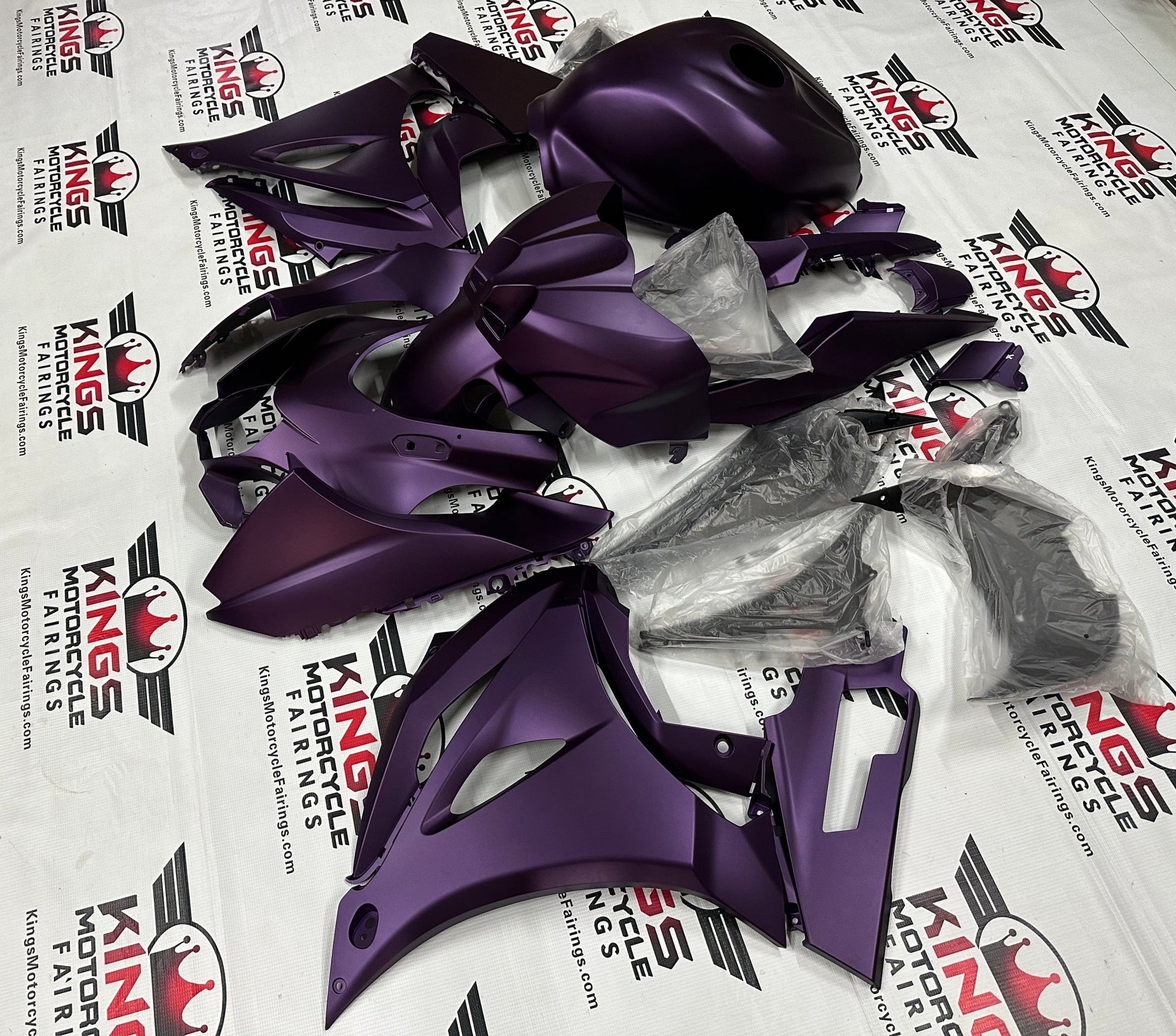 Suzuki GSXR1000 Fairing Kit (2017-2025) Matte Purple at KingsMotorcycleFairings.com
