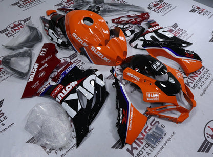 Suzuki GSXR1000 Fairing Kit (2017-2025) Orange, Black, Red Motul at KingsMotorcycleFairings.com