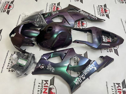 Suzuki GSXR1000 Fairing Set (2003-2004) Chameleon Purple, Gray, Joker at KingsMotorcycleFairings.com