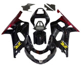 Suzuki GSXR1000 Fairings (2000-2002) Black, Red, Yellow at KingsMotorcycleFairings.com