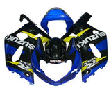Suzuki GSXR1000 Fairings (2000-2002) Blue, Black, Yellow at KingsMotorcycleFairings.com