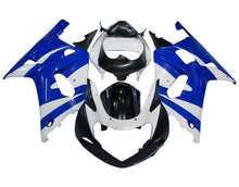 Suzuki GSXR1000 Fairings (2000-2002) Blue, White, Black, Dark Blue at KingsMotorcycleFairings.com