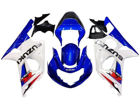Suzuki GSXR1000 Fairings (2000-2002) Blue, White, Red at KingsMotorcycleFairings.com