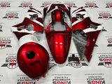 Suzuki GSXR1000 Fairing Kit (2000-2002) Candy Red, White at KingsMotorcycleFairings.com
