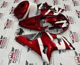 Suzuki GSXR 1000 Fairings (2000-2002) Candy Red, White at KingsMotorcycleFairings.com