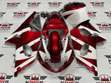 Suzuki GSXR1000 Fairings (2000-2002) Candy Red, White at KingsMotorcycleFairings.com