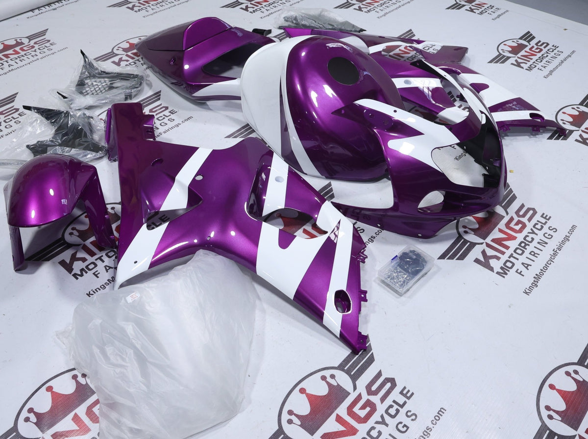 Suzuki GSXR1000 Fairings (2000-2002) Pink, White at KingsMotorcycleFairings.com