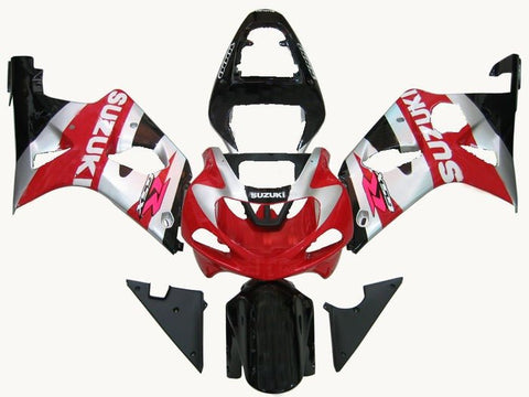 Suzuki GSXR1000 Fairings (2000-2002) Red, Black, Silver at KingsMotorcycleFairings.com