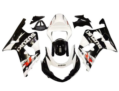 Suzuki GSXR1000 Fairings (2000-2002) White, Black, Red at KingsMotorcycleFairings.com