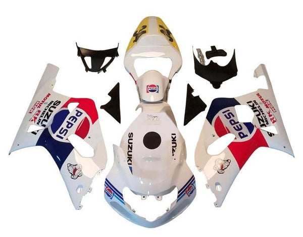 Suzuki GSXR1000 Fairings (2000-2002) White, Red, Blue Pepsi at KingsMotorcycleFairings.com