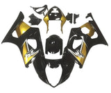 Suzuki GSXR1000 Fairings (2003-2004) Black, Gold, White at KingsMotorcycleFairings.com