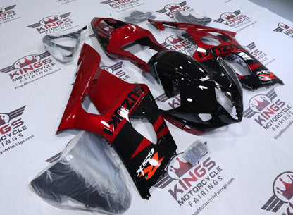 Suzuki GSXR1000 Fairings (2003-2004) Black, Red Candy at KingsMotorcycleFairings.com