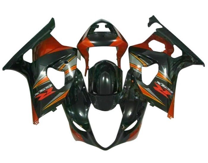 Suzuki GSXR 1000 Fairing Kit (2003-2004) Black, Red, Gray, Yellow at KingsMotorcycleFairings.com