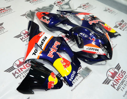 Suzuki GSXR1000 Fairings (2003-2004) Blue Repsol RedBull at KingsMotorcycleFairings.com