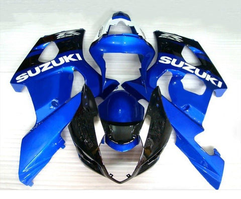 Suzuki GSXR1000 Fairings (2003-2004) Blue, Black, White at KingsMotorcycleFairings.com