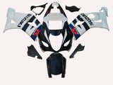 Suzuki GSXR1000 Fairings (2003-2004) Dark Blue, White at KingsMotorcycleFairings.com
