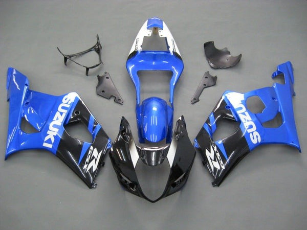 Suzuki GSXR1000 Fairings (2003-2004) Gloss Blue, Black, White at KingsMotorcycleFairings.com