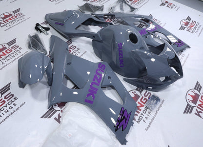 Suzuki GSXR1000 Fairings (2003-2004) Nardo Gray, Purple from KingsMotorcycleFairings.com