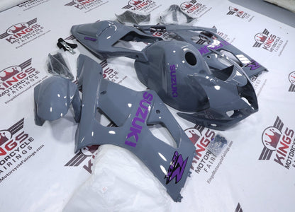 Suzuki GSX-R1000 Fairings (2003-2004) Nardo Gray, Purple from KingsMotorcycleFairings.com