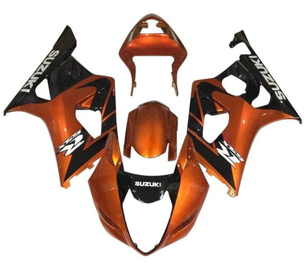 Suzuki GSXR1000 Fairings (2003-2004) Orange, Black, White at KingsMotorcycleFairings.com