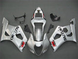 Suzuki GSXR1000 Fairings (2003-2004) Silver, Black, Red, White at KingsMotorcycleFairings.com