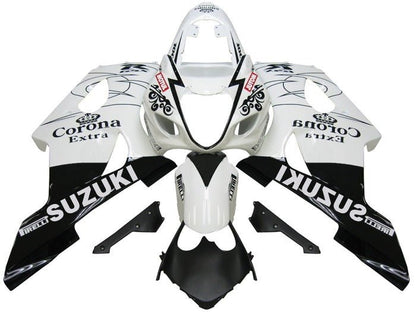 Suzuki GSXR1000 Fairings (2003-2004) White, Black, Red Motul at KingsMotorcycleFairings.com