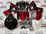 Suzuki GSXR1000 Fairings (2005-2006) Black, Burgundy Dark Red at KingsMotorcycleFairings.com