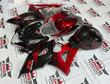 Suzuki GSXR1000 (2005-2006) Black & Candy Apple Red Fairings at KingsMotorcycleFairings.com