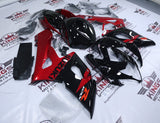 Suzuki GSXR1000 Fairings (2005-2006) Black, Red Candy from KingsMotorcycleFairings.com