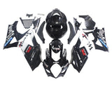 Suzuki GSXR 1000 Fairings (2005-2006) Black, White, West at KingsMotorcycleFairings.com