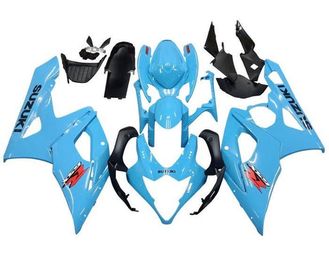 Suzuki GSXR 1000 Fairings (2005-2006) Blue, Black, Red at KingsMotorcycleFairings.com