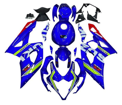 Suzuki GSXR 1000 Fairings (2005-2006) Blue, White, Neon, Red at KingsMotorcycleFairings.com