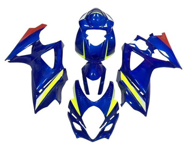 Suzuki GSXR 1000 Fairings (2005-2006) Blue, Yellow, White, Red at KingsMotorcycleFairings.com