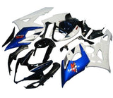 Suzuki GSXR 1000 Fairings (2005-2006) Dark Blue, White, Blue at KingsMotorcycleFairings.com