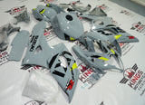Suzuki GSXR1000 Fairing set (2005-2006) Gray, Yellow, Black Stripe at KingsMotorcycleFairings.com