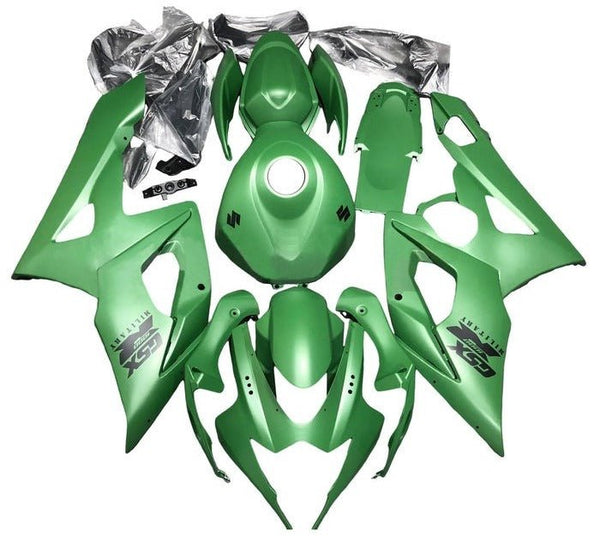 Suzuki GSXR 1000 Fairings (2005-2006) Matte Green at KingsMotorcycleFairings.com