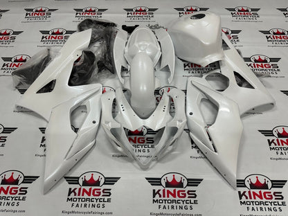 Suzuki GSXR1000 Fairings (2005-2006) Pearl White at KingsMotorcycleFairings.com