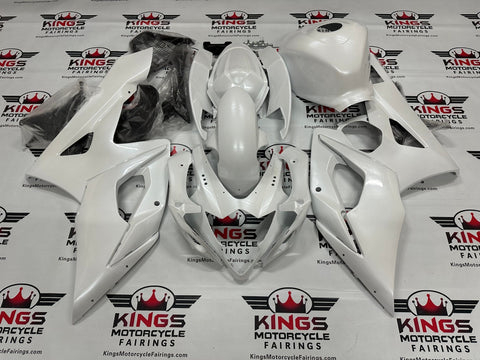 Suzuki GSXR1000 Fairings (2005-2006) Pearl White at KingsMotorcycleFairings.com