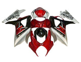 Suzuki GSXR 1000 Fairings (2005-2006) Red, Silver, Black at KingsMotorcycleFairings.com