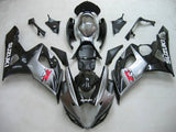 Suzuki GSXR 1000 Fairings (2005-2006) Silver, Black, White, Red at KingsMotorcycleFairings.com