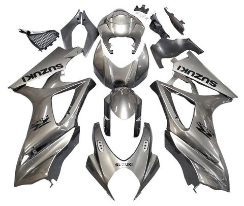 Suzuki GSXR 1000 Fairings (2005-2006) Silver at KingsMotorcycleFairings.com