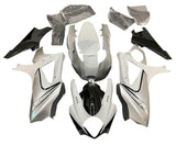 Suzuki GSXR 1000 Fairings (2005-2006) White, Silver, Black at KingsMotorcycleFairings.com