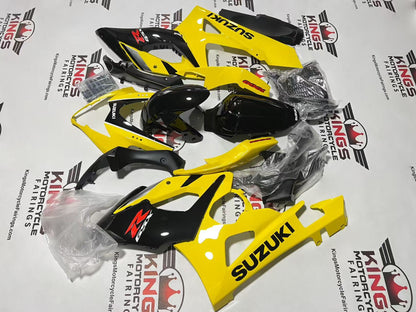 Suzuki GSXR1000 Fairings (2005-2006) Yellow, Black, Red, White from KingsMotorcycleFairings.com