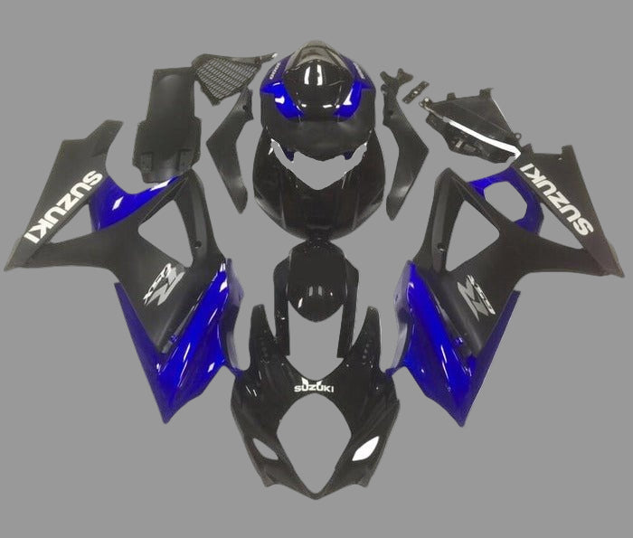 Suzuki GSXR1000 Fairings (2007-2008) Black, Blue, Matte Black, Gray at KingsMotorcycleFairings.com