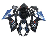Suzuki GSXR 1000 Fairings (2007-2008) Black, Light Blue, White, Flames at KingsMotorcycleFairings.com