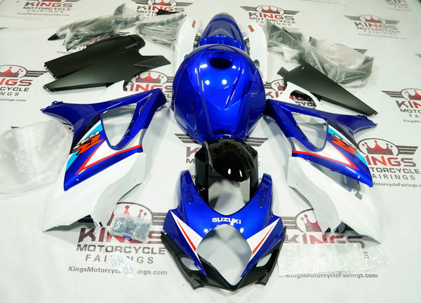 Suzuki GSXR1000 Fairings (2007-2008) Blue, White, Red, Black, Gray from KingsMotorcycleFairings.com