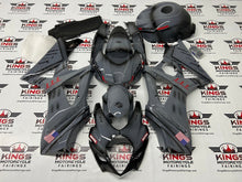 Suzuki GSXR1000 Fairings (2007-2008) Gray, Black, Red, US Flag at KingsMotorcycleFairings.com
