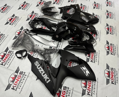 Suzuki GSXR1000 Fairings (2009-2016) Black Gloss, Matte Black, Matte Silver from KingsMotorcycleFairings.com